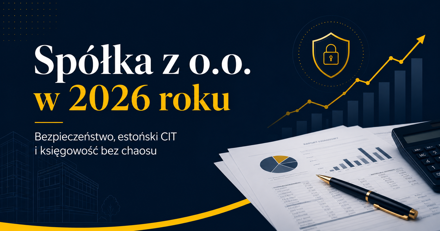 Spółka z o.o. w 2026 roku – księgowość, estoński CIT i bezpieczeństwo biznesu