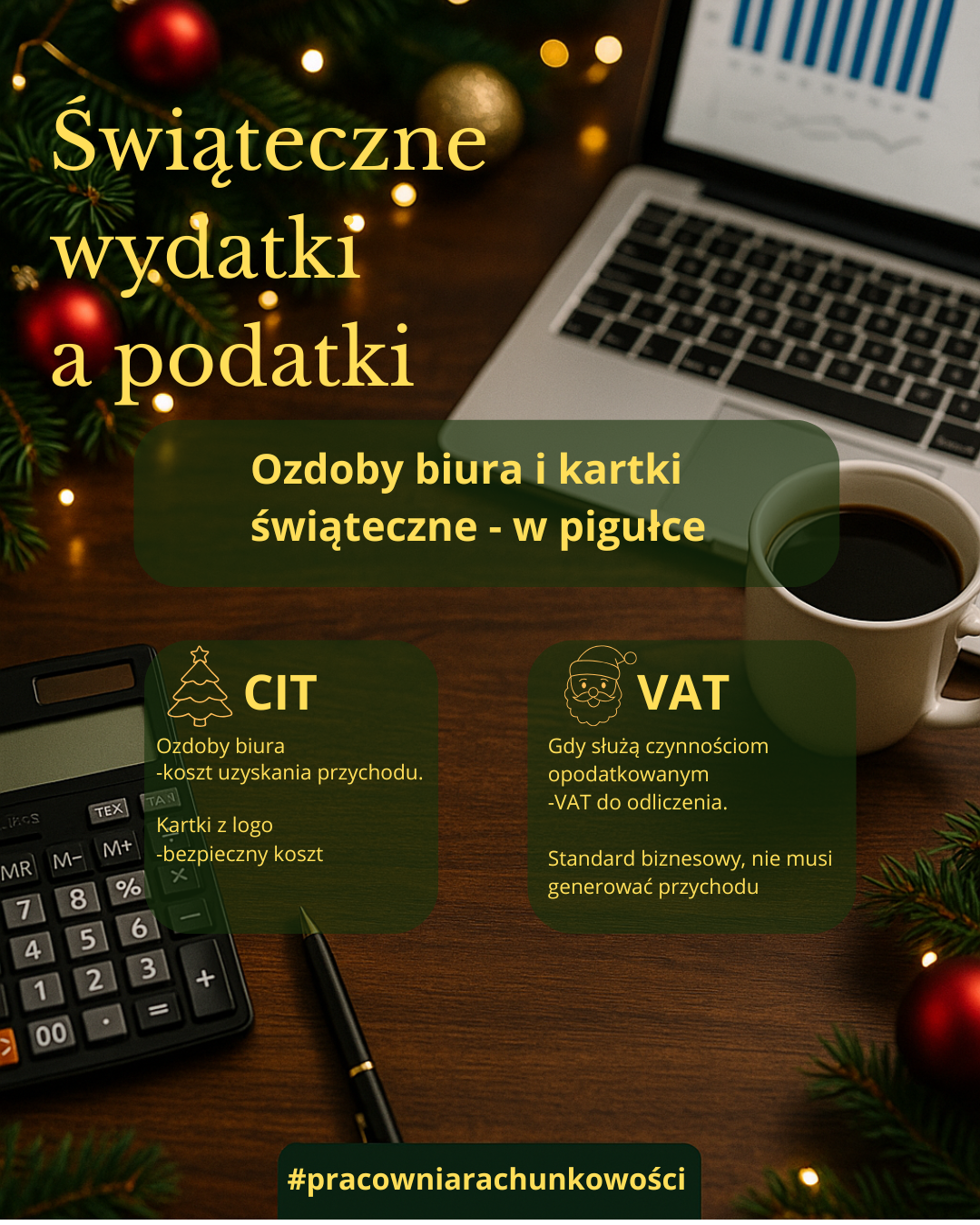 wydatki świąteczne w firmie spółce z o.o.