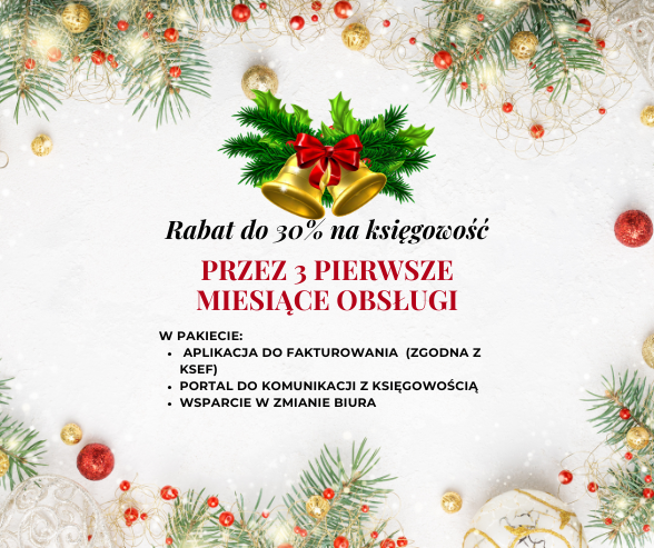 Promocja księgowość 30% rabatu